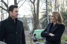 Dylan McDermott as Supervisory Special Agent Remy Scott and Susan Eisner as Abby Cooper — 'FBI: Most Wanted' Season 5 Episode 10 'Bonne Terre'