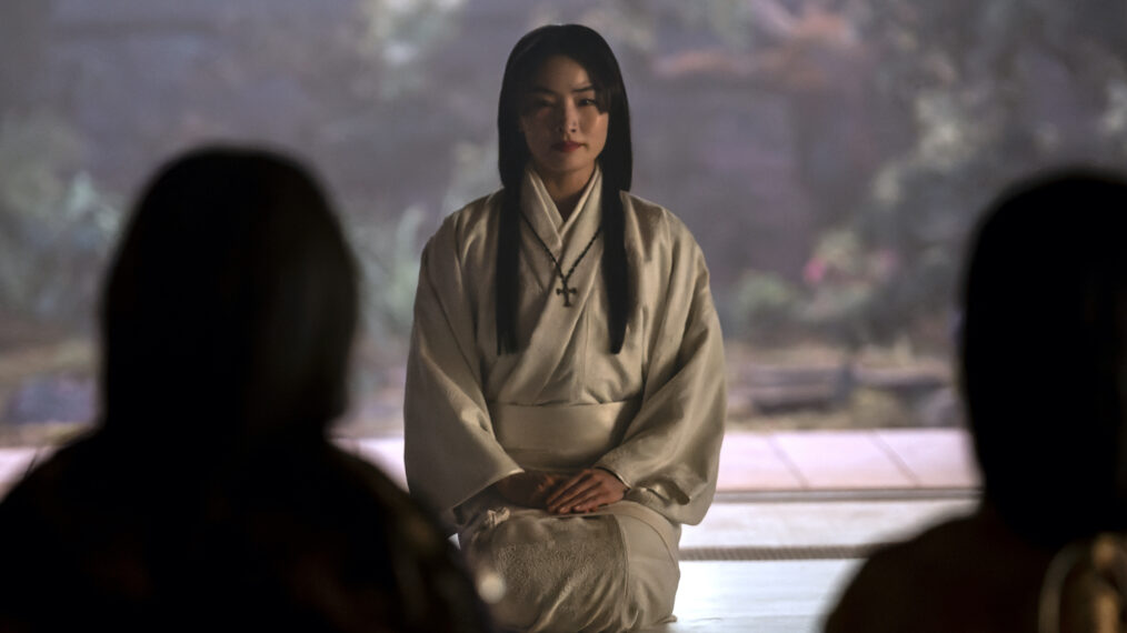 Anna Sawai as Toda Mariko in 'Shōgun' Episode 9