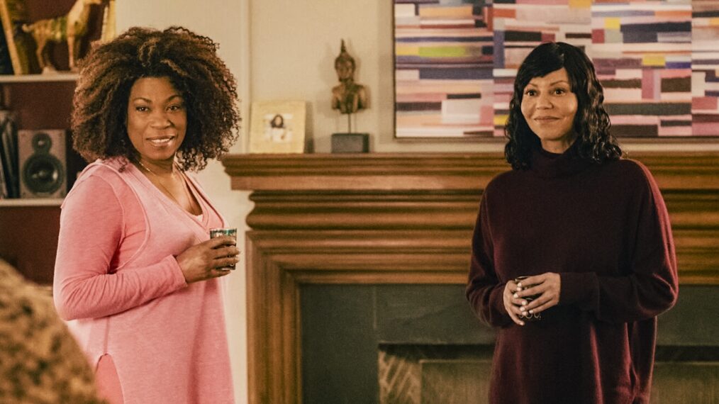 Lorraine Toussaint as Viola 'Vi' Marsette and Gloria Reuben as Trish in 'The Equalizer' Season 4 Episode 5 - 'The Whistleblower'