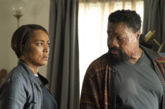 Angela Bassett as Athena and Malcolm-Jamal Warner as Amir in the '9-1-1' Season 7 Finale 'All Fall Down'