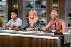 Jordan Andino, Sandra Lee, and Carla Hall in Dinner Budget Showdown