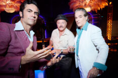 Danny Pino as Roman Compte, Michael Chiklis as Agent Zulio and Yul Vazquez as Nestor Cabal in Hotel Cocaine