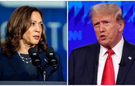 Kamala Harris and Donald Trump