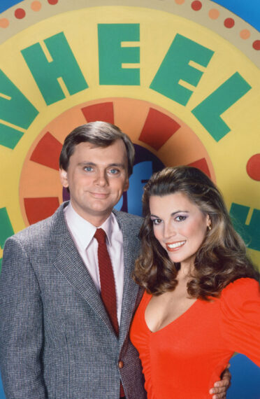 Pat Sajak, hostess Vanna White - Wheel of Fortune - Season 10