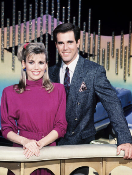 Vanna White and Rolf Benirschke on Wheel of Fortune