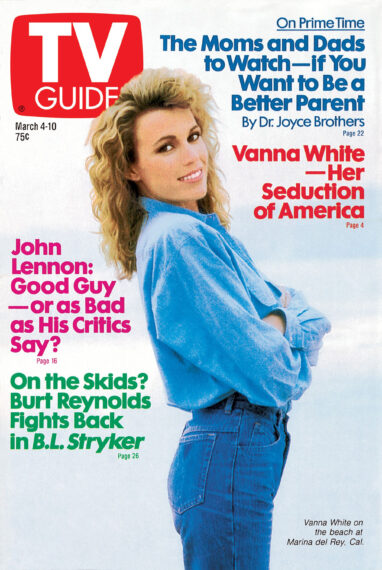 Vanna White on the cover of TV Guide