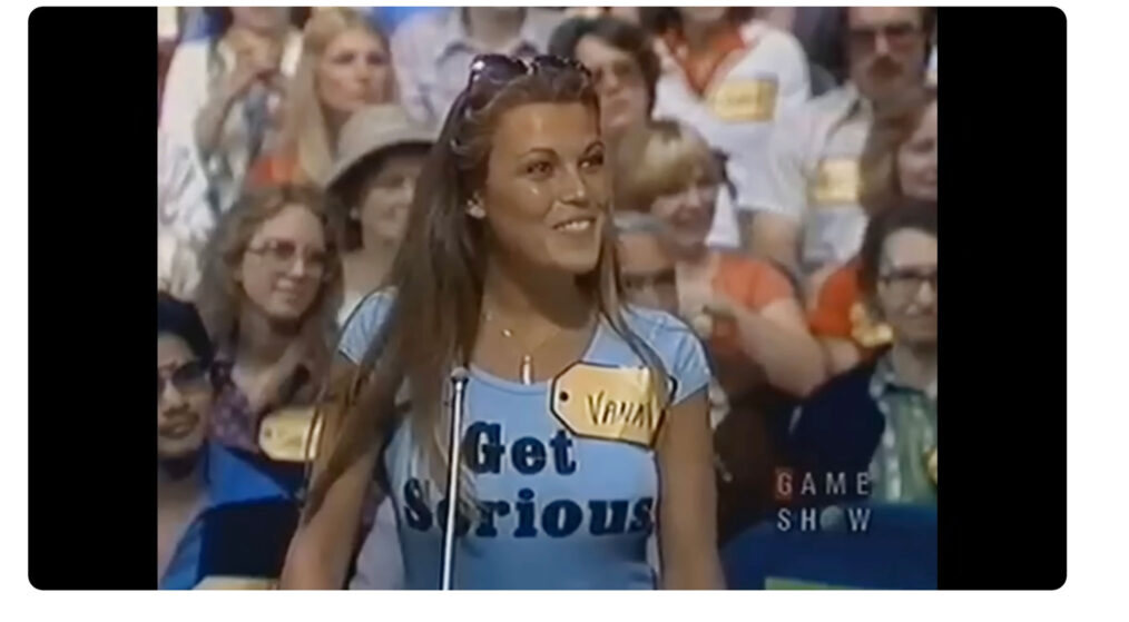 Vanna White on The Price Is Right