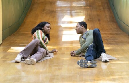 Quinta Brunson and Tyler James Williams in 'Abbott Elementary' Season 3