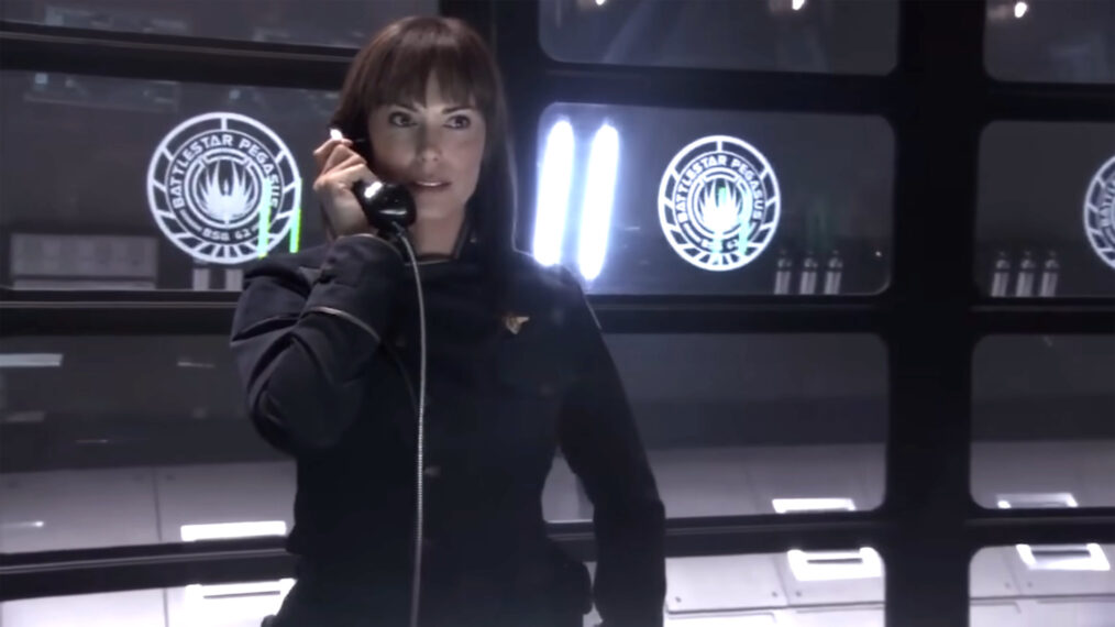 Michelle Forbes as Helena Cain in 'Battlestar Galactica'
