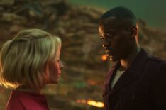 Millie Gibson as Ruby Sunday and Ncuti Gatwa as the Doctor in 'Doctor Who' Season 1 Episode 3 'Boom'