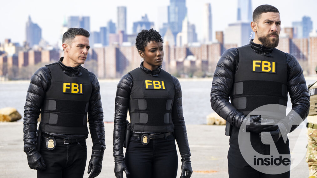 John Boyd as Special Agent Stuart Scola, Katherine Renee Kane as Special Agent Tiffany Wallace, and Zeeko Zaki as Special Agent Omar Adom ‘OA’ Zidan in 'FBI' Season 6 Episode 11 