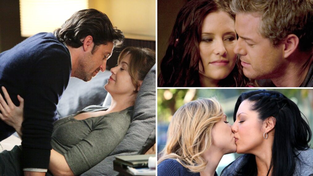 'Grey's Anatomy' couples Meredith & Derek, Lexie & Mark, and Arizona & Callie