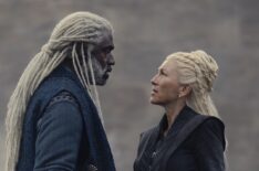 Steve Toussaint as Corlys, Eve Best as Rhaenys in 'House of the Dragon' Season 2
