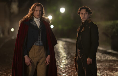 Sam Reid as Lestat de Lioncourt and Joseph Potter as Nicholas in 'Interview With the Vampire' Season 2 Episode 3 - 'No Pain'