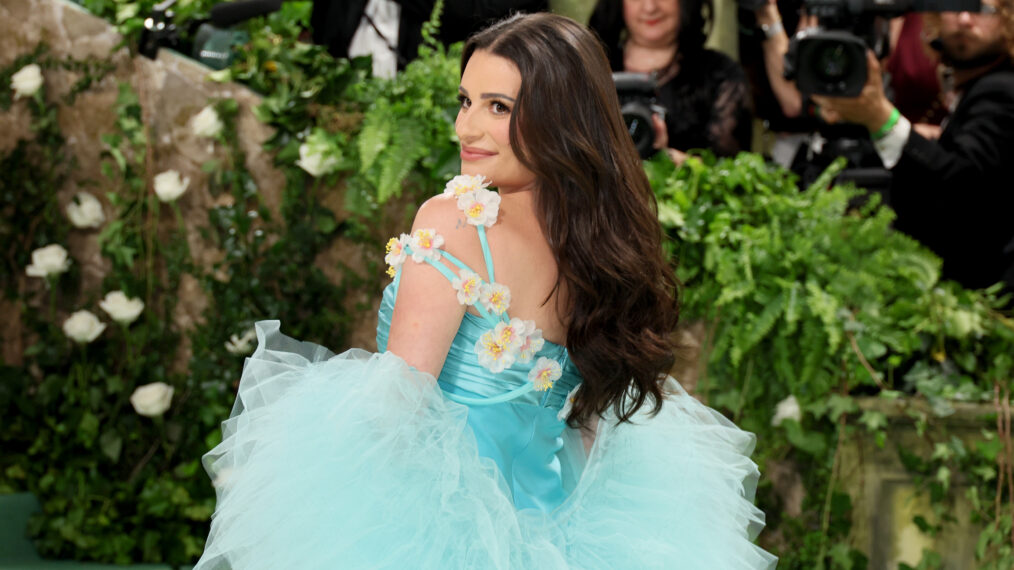 Lea Michele attends The 2024 Met Gala