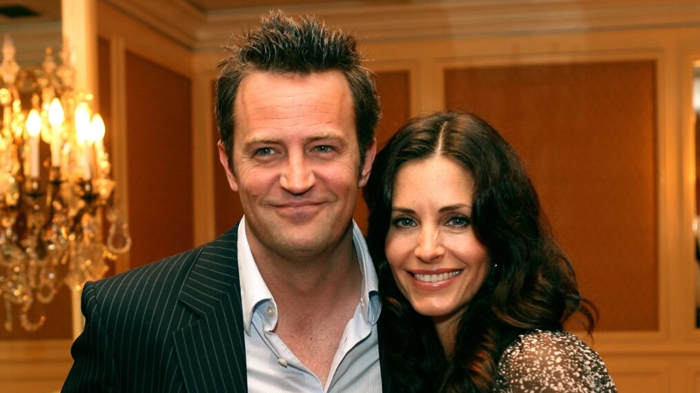 Matthew Perry and Courteney Cox