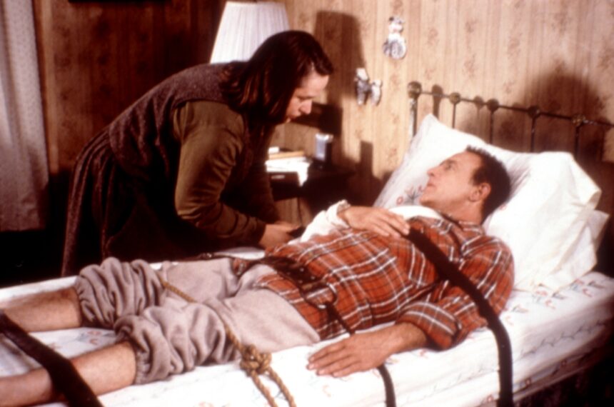 Kathy Bates and James Caan in Misery