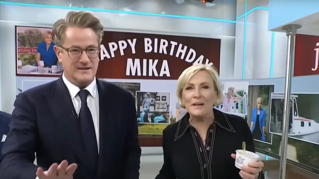 Morning Joe surprise for Mika