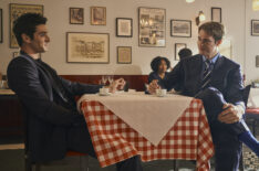 Nicholas Galitzine and Taylor Zakhar Perez in 'Red, White & Royal Blue'