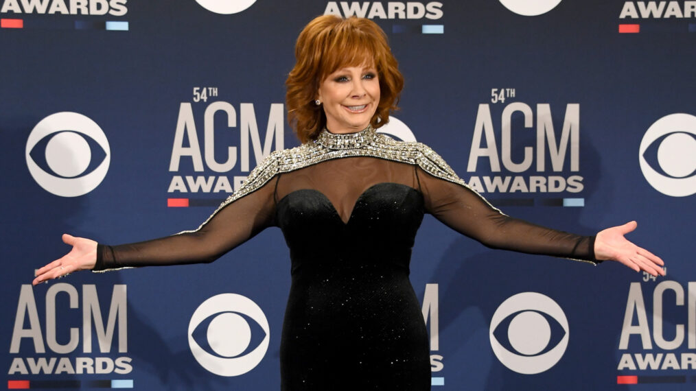 Reba McEntire poses in the press room during the 54th Academy Of Country Music Awards at MGM Grand Garden Arena on April 07, 2019 in Las Vegas, Nevada.