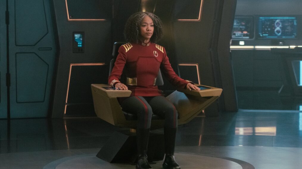 Sonequa Martin-Green as Burnham in the 'Star Trek: Discovery' Series Finale 