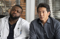 Wavyy Jonez and Will Yun Lee in 'The Good Doctor' series finale - 'Goodbye'