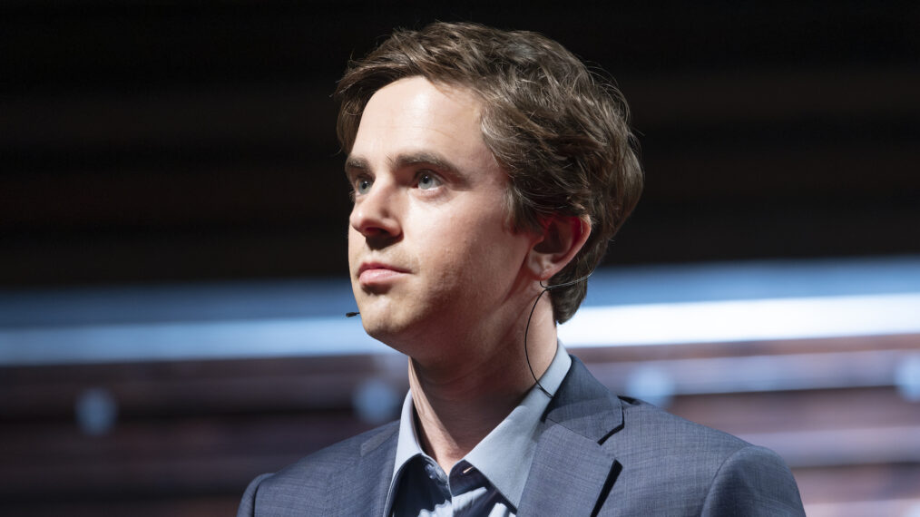 Freddie Highmore as as Dr. Shaun Murphy in 'The Good Doctor' series finale - 'Goodbye'