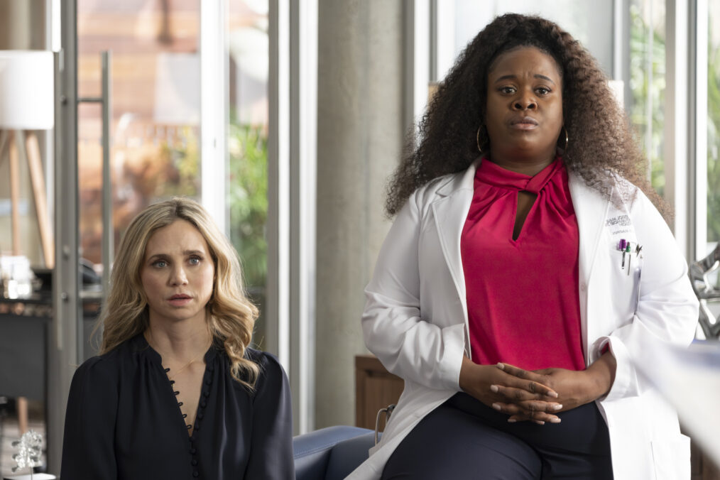 Fiona Gubelmann and Bria Samoné Henderson in 'The Good Doctor' series finale - 'Goodbye'