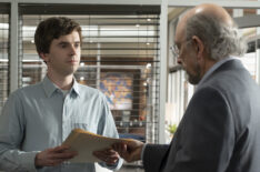 Freddie Highmore as Dr. Shaun Murphy, Richard Schiff as Dr. Aaron Glassman in 'The Good Doctor' series finale - 'Goodbye'