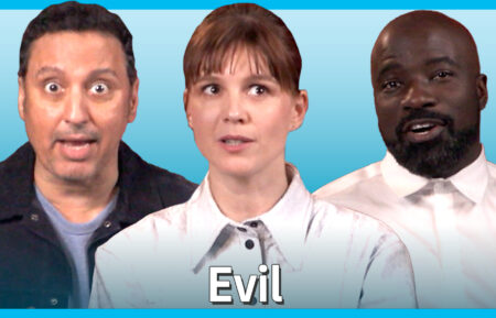 Aasif Mandvi, Katja Herbers, and Mike Colter of 'Evil'