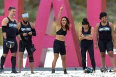 Adam Larson, Steve Meinke, Cara Maria Sorbello, Veronica Portillo and Kam Williams in The Challenge: All Stars, episode 8, season 4