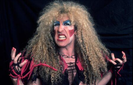 Portrait of American Heavy Metal singer Dee Snider, of the group Twisted Sister, as he poses backstage at the Rosemont Horizon, Rosemont, Illinois, December 21,1984.