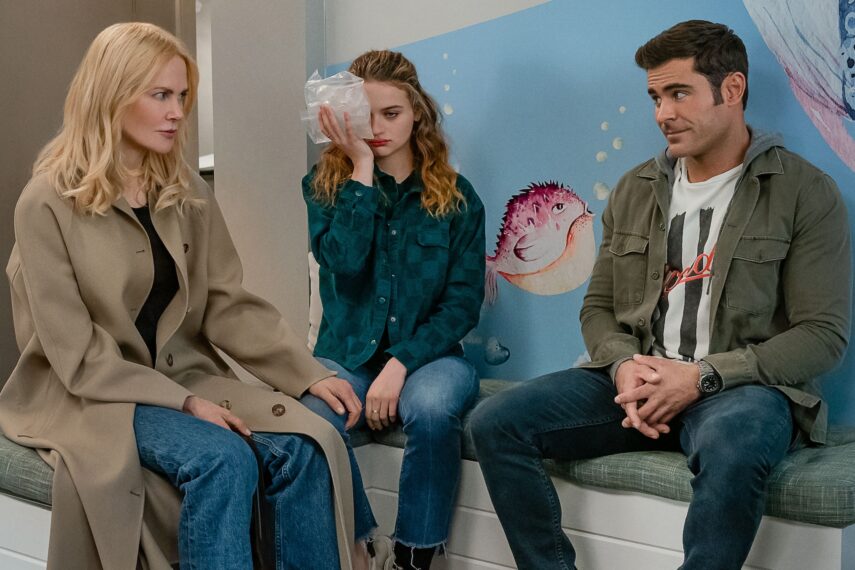 Nicole Kidman as Brooke Harwood, Joey King as Zara Ford and Zac Efron as Chris Cole in 'A Family Affair'