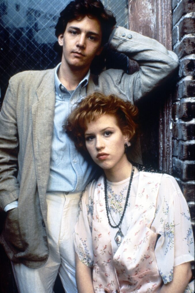 Andrew McCarthy and Molly Ringwald in 'Pretty in Pink'