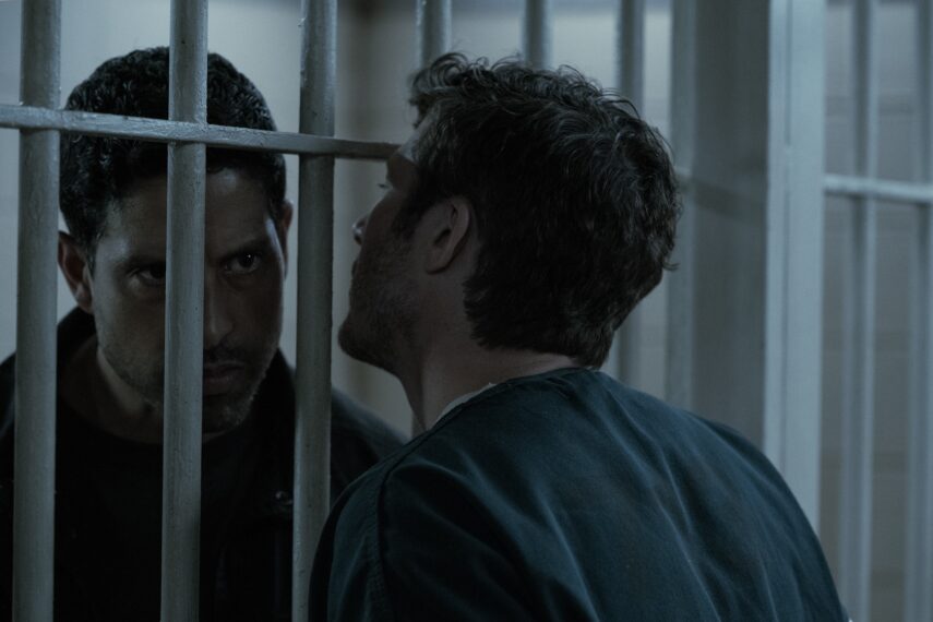 Adam Rodriguez as Luke Alvez and Zach Gilford as Elias Voit in 'Criminal Minds: Evolution' Season 17 Episode 2 "Contagion"