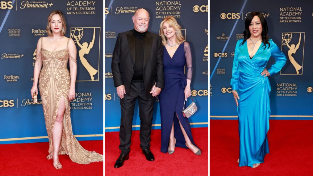 Annika Noelle, Edward J. Scott, Melody Thomas Scott, and Jackee Harry at the 2024 Daytime Emmys