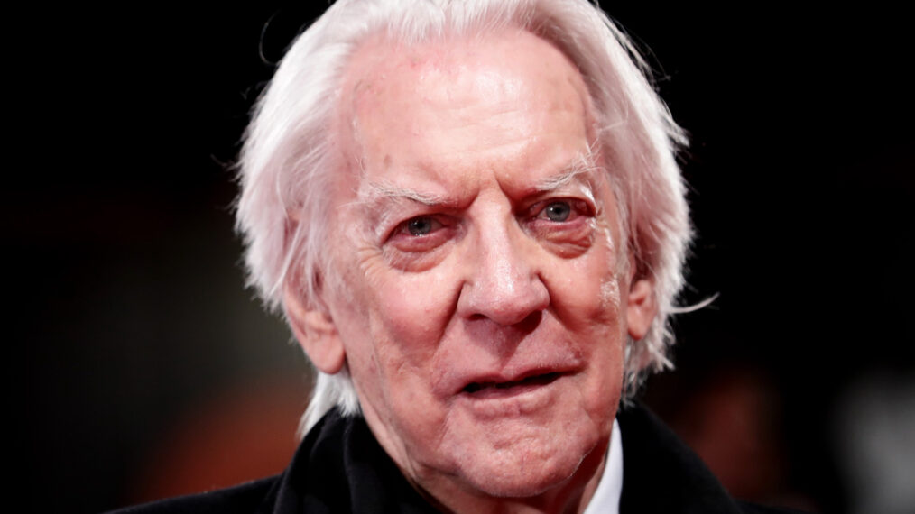 Donald Sutherland walks the red carpet ahead of the 