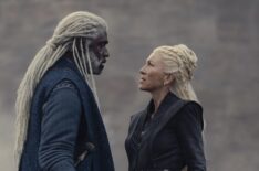 Steve Toussaint as Corlys, Eve Best as Rhaenys in 'House of the Dragon' Season 2