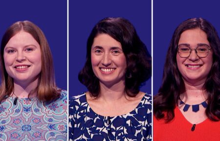 Adriana Harmeyer, Susan Ayoob, and Kaitlin Tarr from 'Jeopardy!'