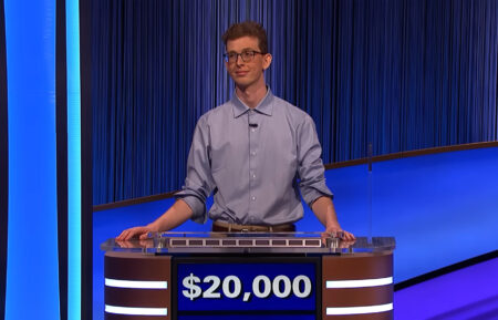 Drew Basile on 'Jeopardy!' in the episode airing on June 21, 2024