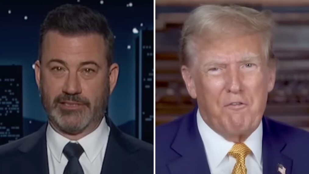 Jimmy Kimmel and Donald Trump