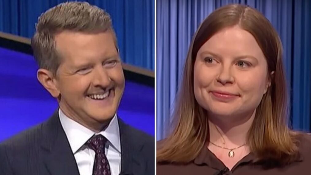Ken Jennings and Adriana on Jeopardy!