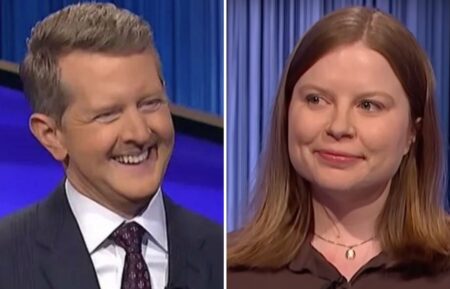 Ken Jennings and Adriana on Jeopardy!