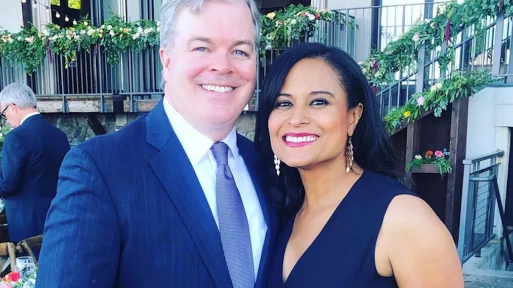 John Hughes and Kristen Welker