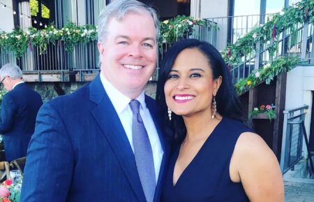 John Hughes and Kristen Welker