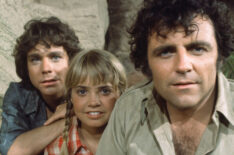 Wesley Eure, Kathy Coleman, Spencer Milligan in Land of the Lost