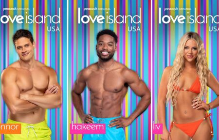 Connor Newsum, Hakeem White, and Liv Walker of 'Love Island USA' Season 6