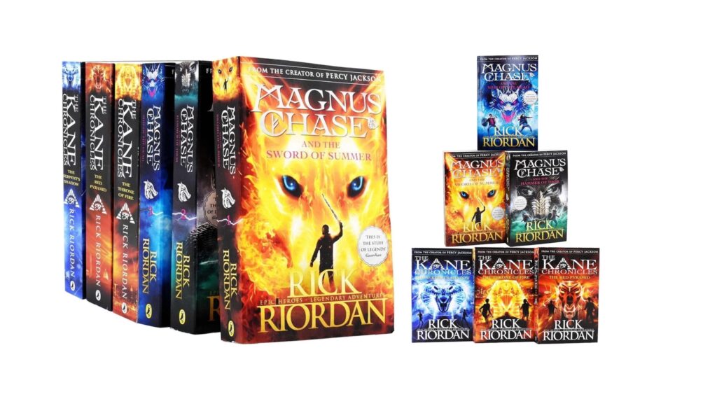 Magnus Chase and The Kane Chronicles series box set of 6