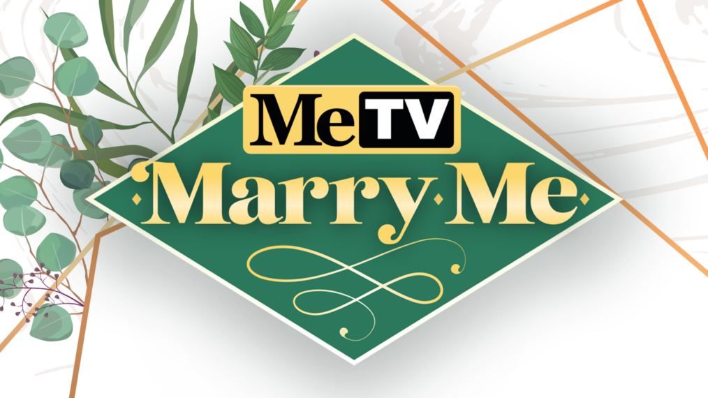 Das „Heirate mich“-Marathon-Logo von MeTV