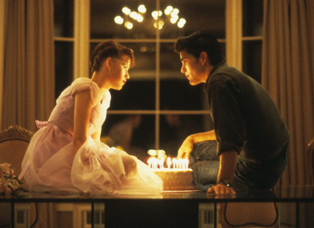 Molly Ringwald and Michael Schoeffling in 'Sixteen Candles'